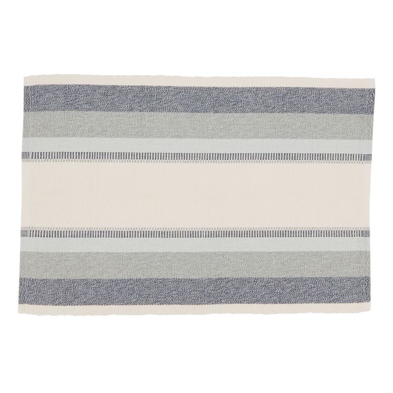 Saro Lifestyle Ribbed Stripe Table Placemats, 1 of 5