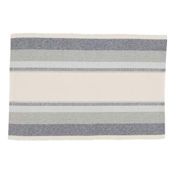 Saro Lifestyle Ribbed Stripe Table Placemats