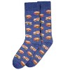 Memoi Men's Tasty Hoagies Bamboo Blend Novelty Crew Socks - 2 of 4