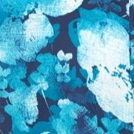 navy floral