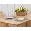Unique Bargains Table Heat Resistant Water Proof Woven Placemats 18 x 12 Inches 6 Pcs - 2 of 4