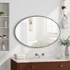 Kumasinova Arched/Oval Bathroom Vanity Mirror,Wall Mirror with Metal Frame,Tempered Glass,Decorative Vanity Mirror for Bathroom,Bedroom,Entryway - 3 of 4