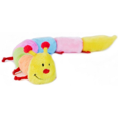 Spring Caterpillar Plush Dog Toy, Best Plush Dog Toys