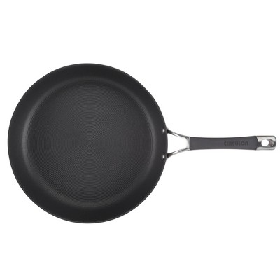 Circulon Radiance 12" Gray Aluminum Nonstick Deep Skillet with Lid