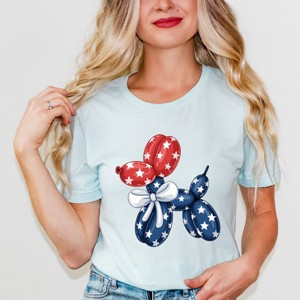 Simply Sage Market 4th Of July Balloon Dog Short Sleeve Tee - 1 of 4