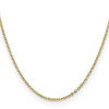 Chisel Gold-tone Brass 1.70mm Plated 16" Rolo Chain Necklace - 3 of 4