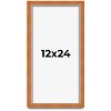 PosterPalooza | Panoramic Classic Brown Picture Frame - UV Acrylic, Foam Board Backing, Hanging Hardware - 2 of 4