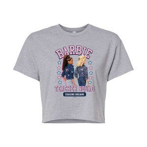 Women's - Barbie - Teacher Squad Cropped Graphic T-Shirt - 1 of 4