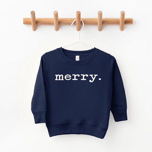 The Juniper Shop Merry Puff Print Youth Ultra-Soft Graphic Sweatshirt - image 1 of 3