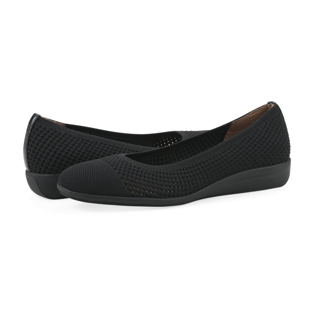 Обувь White Mountain Women's Florian Ballet Flat, Black Fabric, 7 — фото 7