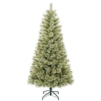 National Tree Company First Traditions Unlit Arcadia Cashmere Pine Hinged Artificial Christmas Tree
