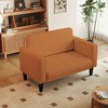 Kayamas 70" Small Loveseat Sofa Small Couch for Living Room, Comfy Love Seat with Removable Washable Cover and Solid Wood Frame - 4 of 4