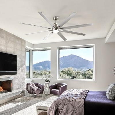 72 Inch Ceiling Fan Industrial Ceiling Fan With 3 Light Color Changing Remote Control Outdoor Ceiling Fans