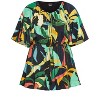 Women's Plus Size Harlow Playsuit - black | CITY CHIC - 3 of 4
