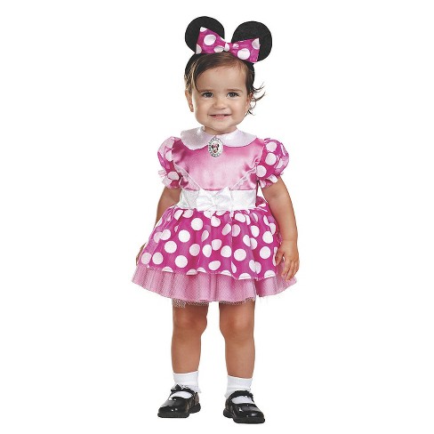 Kids Disney Minnie Mouse Pink Deluxe Costume