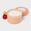 3-Wick Glass Jar Candle with Lid Luminous Peach 11.5oz - Room Essentials™ - 3 of 3