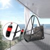 PAGED Swing Chair with Stand Outdoor Swing with Triangle Bracket Structure for Backyard, Garden, Patio - 4 of 4