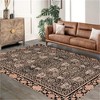 Fulvari Washable Boho Area Rug Vintage Low Pile Playroom Mat Indoor Floor Carpet Boho Rugs for Bedroom Entryway Laundry Room - 3 of 4