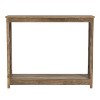 Galano Heron 38.1 in. Standard Rectangle Wood Console Table in Knotty Oak, Dusty Gray Oak - 2 of 4