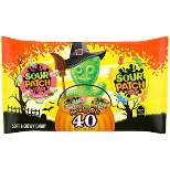 Sour Patch Kids & Sour Patch Watermelon Halloween Candy Variety Pack Treat Size - 22oz/40ct