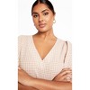 Women's Plus Size Sasha Top - natural | CITY CHIC - 4 of 4