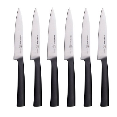 Schmidt Brothers Cutlery Carbon 6 6pc Steak Knife Set