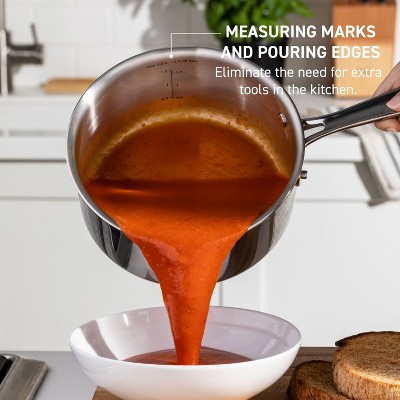 6 Quart Stainless Steel Dutch Oven with Glass Lid