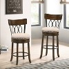 Set of 2 24" Darlowe Swivel Counter Height Barstools - HOMES: Inside + Out - 4 of 4