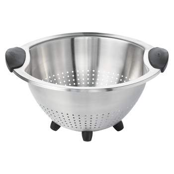 OXO 5 Quart Stainless Steel Colander w/ Silicone Handles