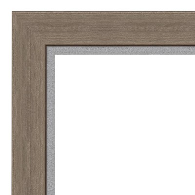Eva Silver and Gold Beveled Bathroom Vanity Wall Mirror