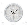 FURNIinspire Wall Clocks 20inch Round Living Room Decorative Roman Numeral Hanging Clock, Timepiece Vintage Wall Decor, Grey, 20"*20"*2.25" - 3 of 4