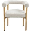 Meridian Furniture,Hyatt Boucle Fabric Dining Chair - 4 of 4