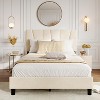 Upholstered Platform Bed Frame, Adjustable Headboard, Modern Noise Free Bed Frame, Sturdy Wooden Slats Support, No Box Spring Needed & Easy Assembly - 2 of 4