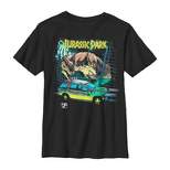 Boy's Jurassic Park Car Chase Scene T-Shirt