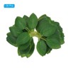 Unique Bargains Silk Plastic DIY Wedding Artificial Rose Leaves Green - 3 of 4
