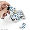 Big Dot of Happiness Hanukkah Menorah - Mini Candy Bar Wrapper Stickers - Chanukah Holiday Party Small Favors - 40 Count - 2 of 4