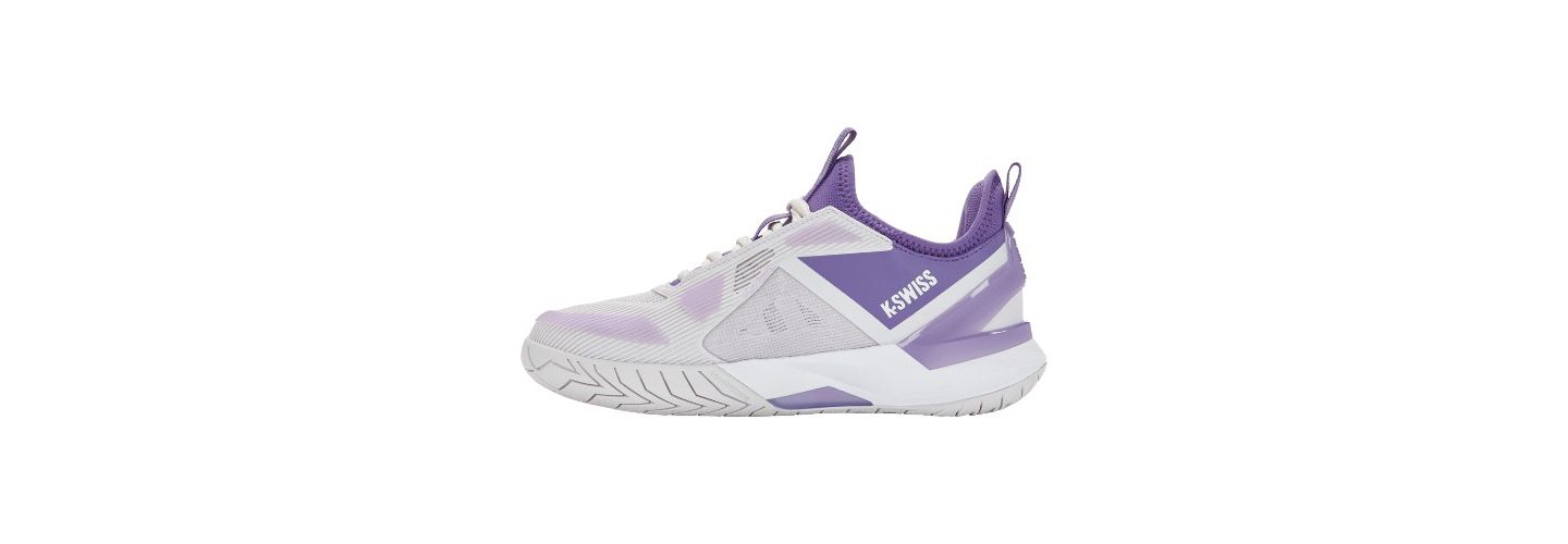 Женские кроссовки K-Swiss K-Frame Speed Tennis Shoe (Nimbus Cloud/White/Purple Haze), цвет: Белый — фото 5