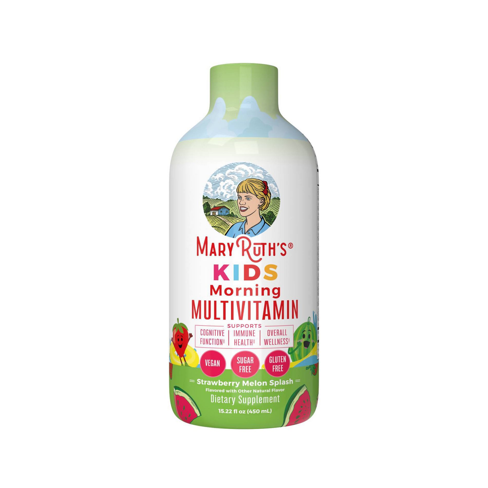MaryRuth's Kids' Morning Vegan Multivitamin Liquid - 15.2oz