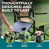 Bliss Hammocks 24 Volt Heated Directors Seat Steel Camping Chair - 4 of 4
