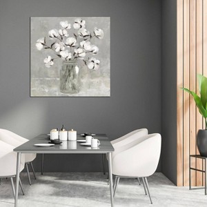 iCanvas Cotton Bouquet by Carol Robinson Canvas Print Wall Art - 1 of 3