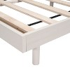 Sapphtopaz Modern Bed Frame without Headboard Wood Floating Platform Bed with Slats Support for Bedroom, No Box Spring Needed - 4 of 4