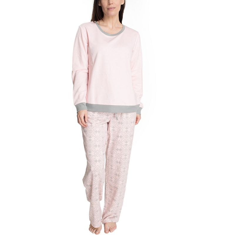 Hanes Womens Holiday Hibernation Pajama Set, 1 of 5