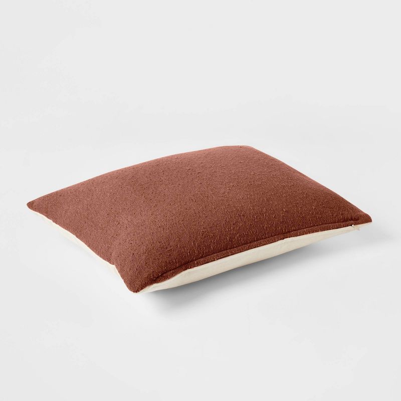 Oblong Boucle Color Blocked Decorative Throw Pillow - Threshold™, 4 of 10