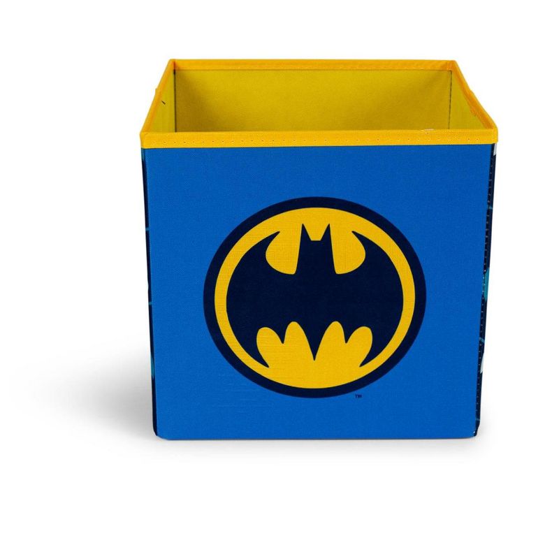 Ukonic DC Comics Batman Logo Storage Bin Cube Organizer | 11 Inches, 2 of 8