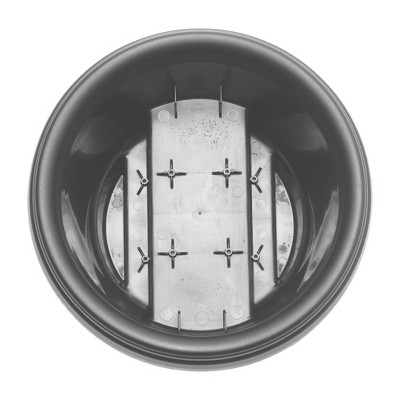 Charcoal Gray 12" Resin Deck Rail Planter