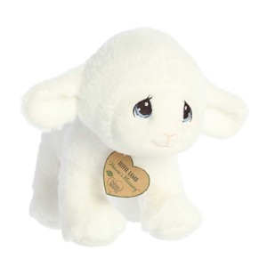 Aurora Small Luffie Lamb Precious Moments Inspirational Stuffed Animal White 9" - 1 of 4