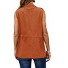 Imily Bela Women's Casual Military Utility Vest Lightweight Sleeveless Drawstring Jackets with Pockets - 4 of 4
