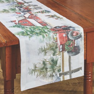 Park Designs Christmas At The Farm Table Runner 13" X 36" - 1 of 4