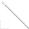 Black Bow Jewelry 4mm Sterling Silver Solid Classic Round Snake Chain Necklace - 4 of 4