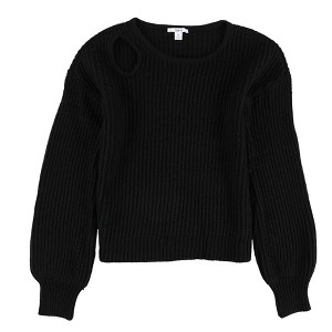 bar III Womens Balloon Sleeve Pullover Sweater - 1 of 2
